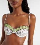 Tory Burch Printed bikini top