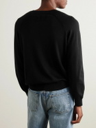 Nili Lotan - Reggie Silk and Cotton-Blend Sweater - Black