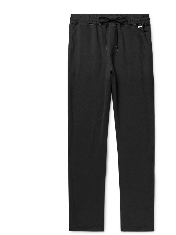 Photo: Hanro - Slim-Fit Stretch-Jersey Sweatpants - Black