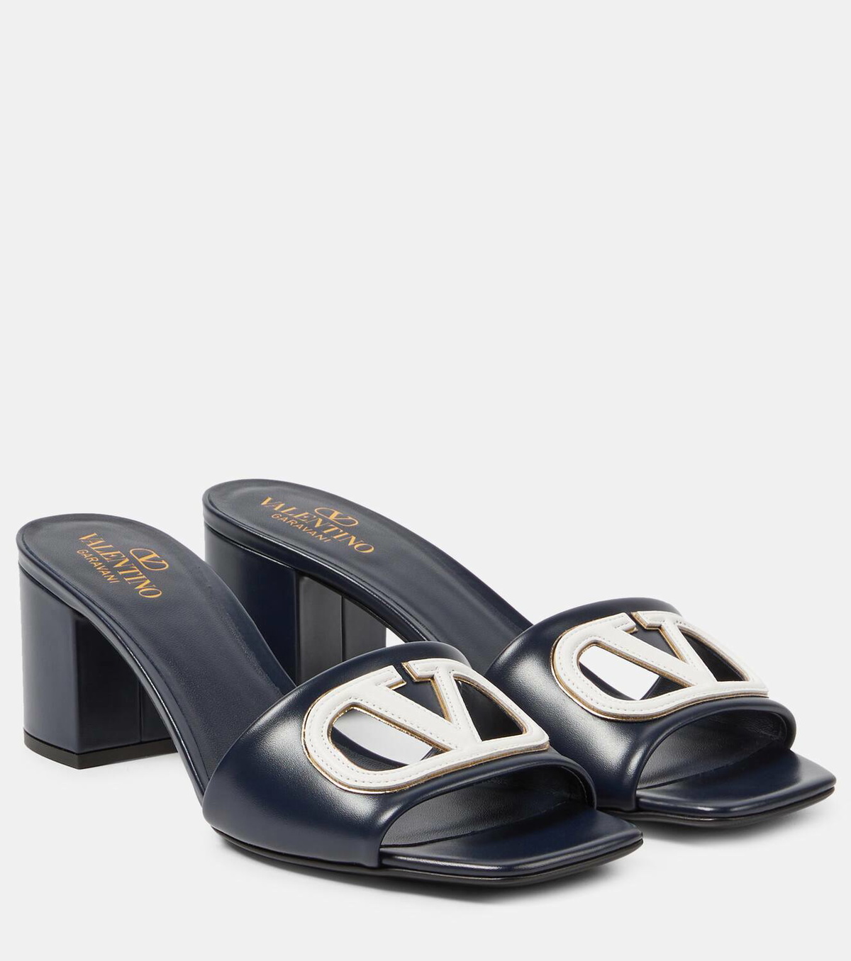 Valentino Garavani Valentino Garavani VLogo Signature leather mules