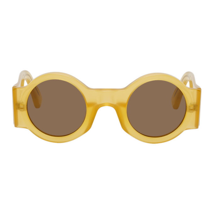 Photo: Dries Van Noten Yellow Linda Farrow Edition 98 C11 Sunglasses