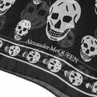 Alexander McQueen Men's Skull Scarf in Black/Ivory