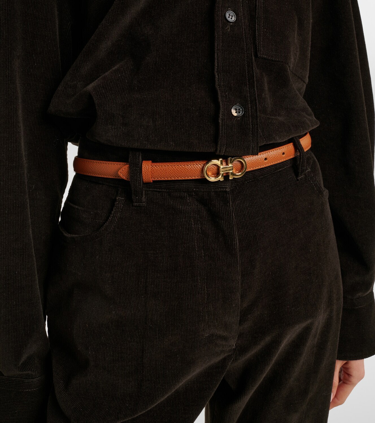 Ferragamo Gancini leather belt