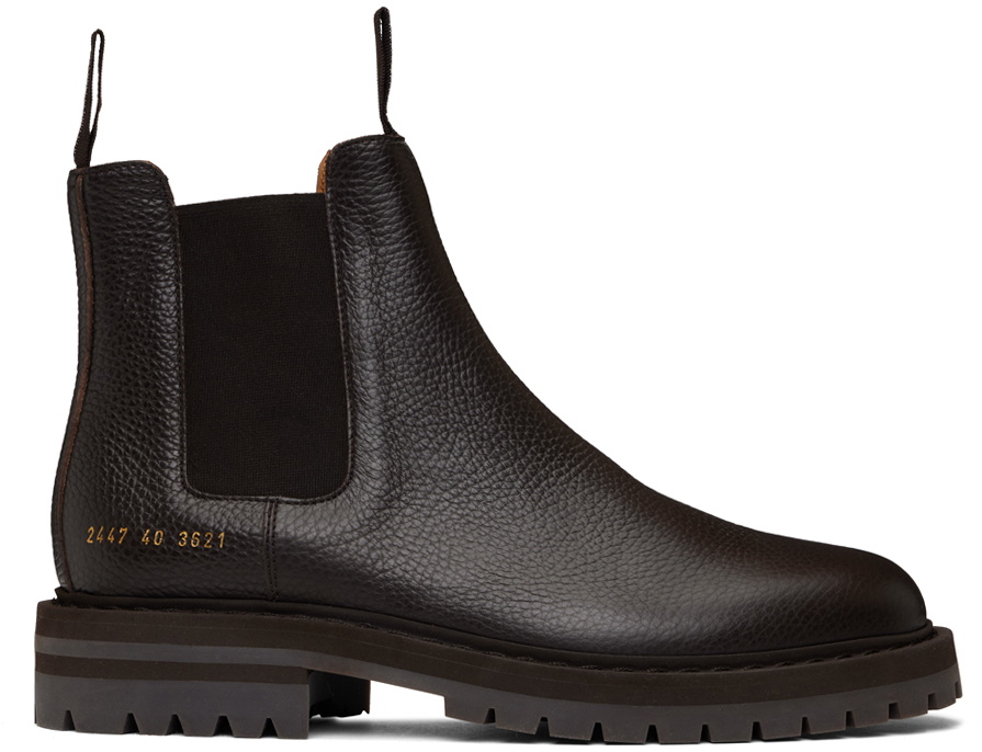 Common projects leather chelsea boots best sale