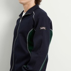 Butter Goods Men's Warped Track Jacket in Navy