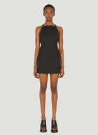Circle Cut Out Dress in Black