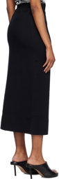 Deiji Studios Black 'The Tie' Maxi Skirt