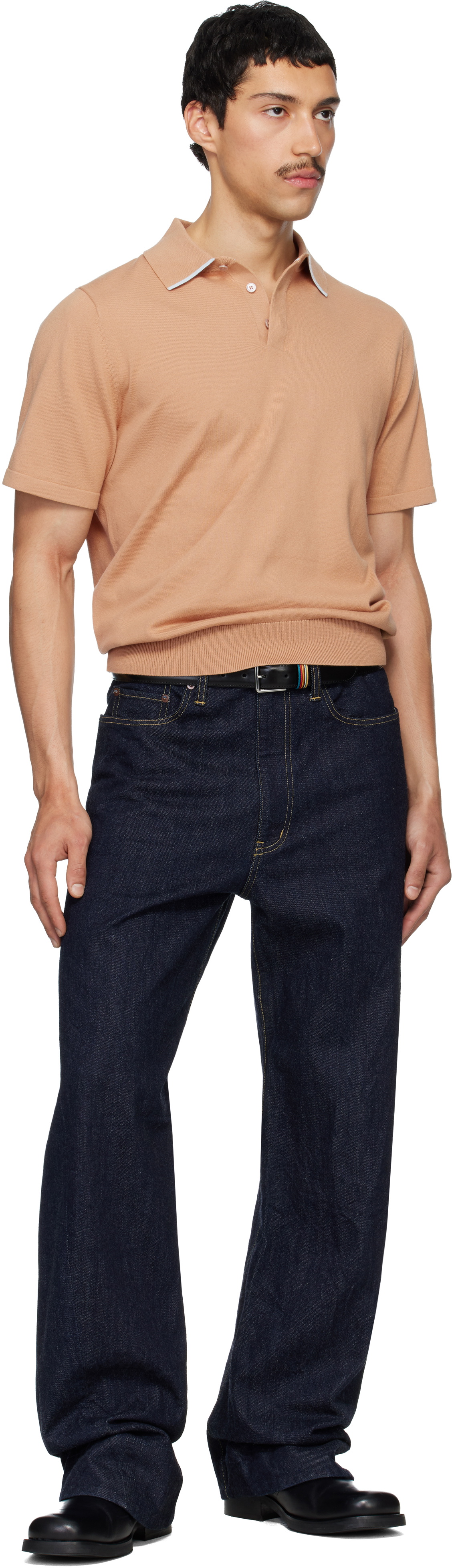 Paul Smith Tan Short Sleeve Polo
