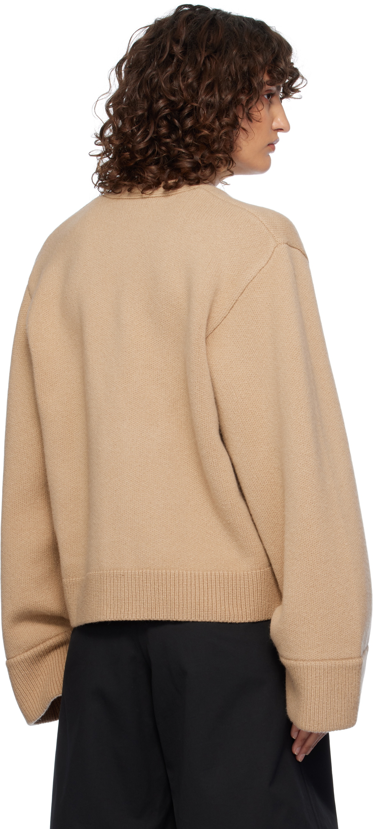 Axel Arigato Beige Memory Relaxed Cardigan