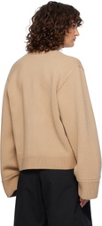 Axel Arigato Beige Memory Relaxed Cardigan