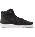 Nike - Vandal High Supreme QS Leather-Trimmed Suede High-Top Sneakers - Men - Black