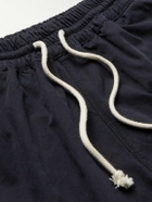 La Paz - Straight-Leg Cotton-Canvas Drawstring Shorts - Blue