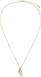 Alan Crocetti Gold Melting Necklace