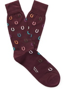 PAUL SMITH - Cotton-Blend Jacquard Socks