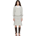 Paloma Wool Gray Belda Midi Dress