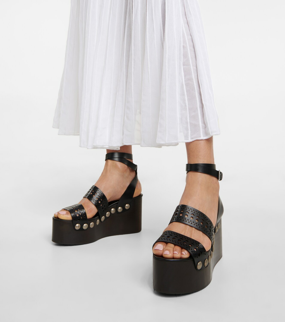限定関税込 ALAIA アライア 靴 サンダル Leather sandals 627198 org.jpg
