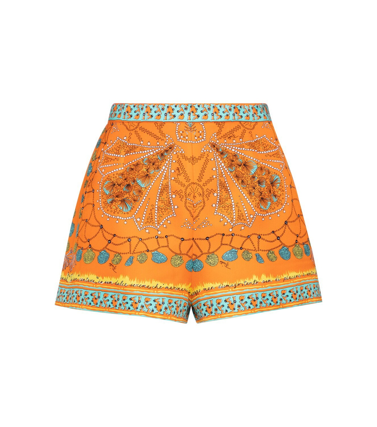 Pucci High-rise printed silk shorts Emilio Pucci