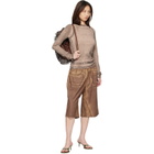 Acne Studios Tan Printed Shorts