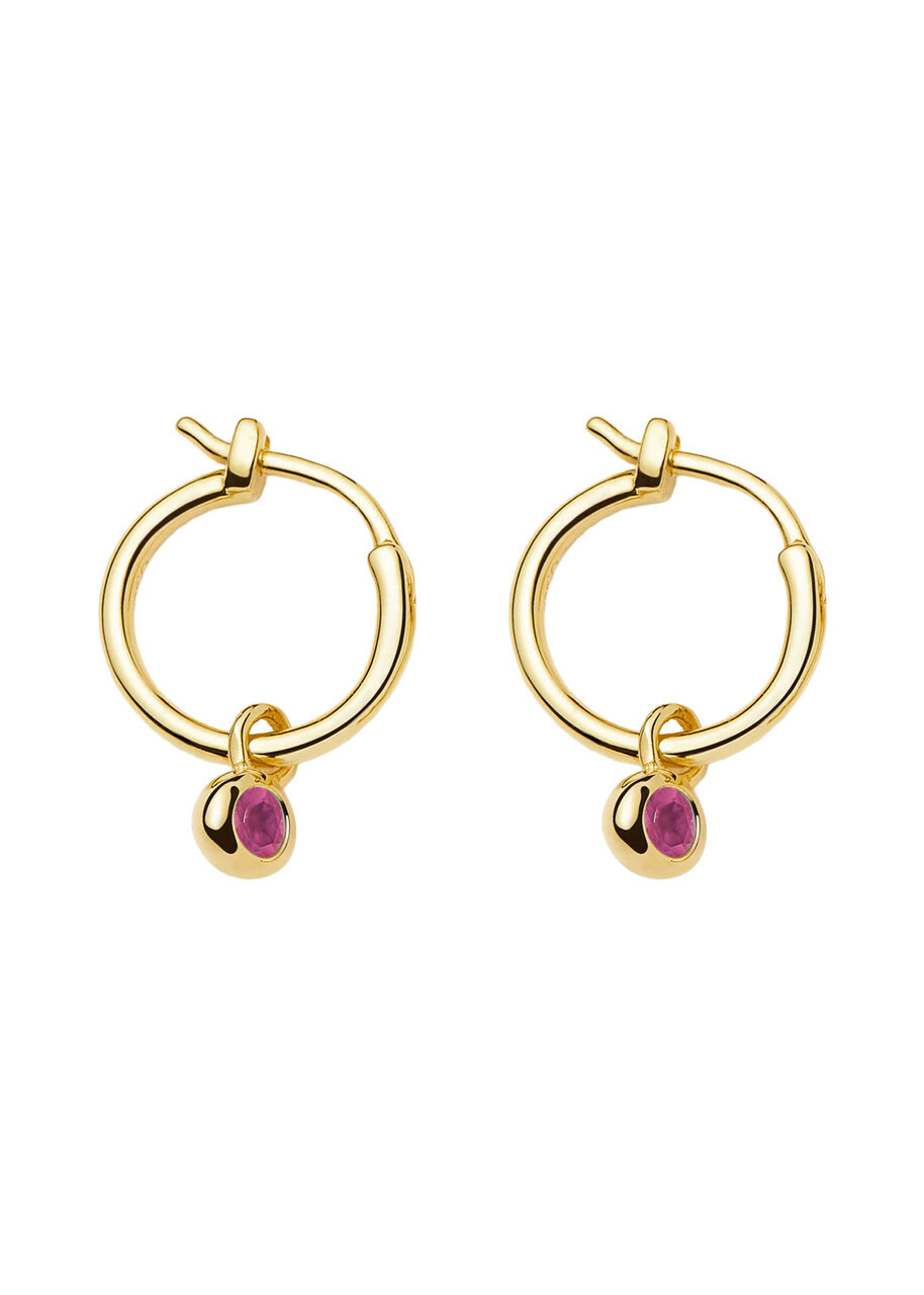 Missoma July Birthstone 18kt Gold Vermeil Earrings - One Size