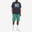 Maison Kitsuné Men's Crest Jog Shorts in Tropical Green