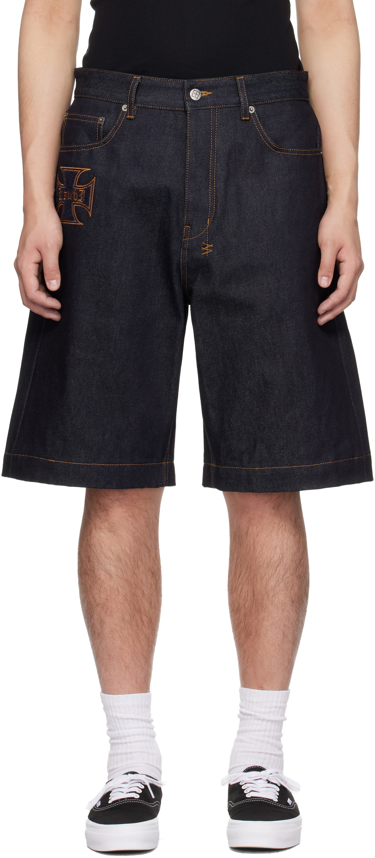Ksubi Blue MAXX Raw Idols Denim Shorts