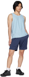 Outdoor Voices Blue Crewneck Tank Top