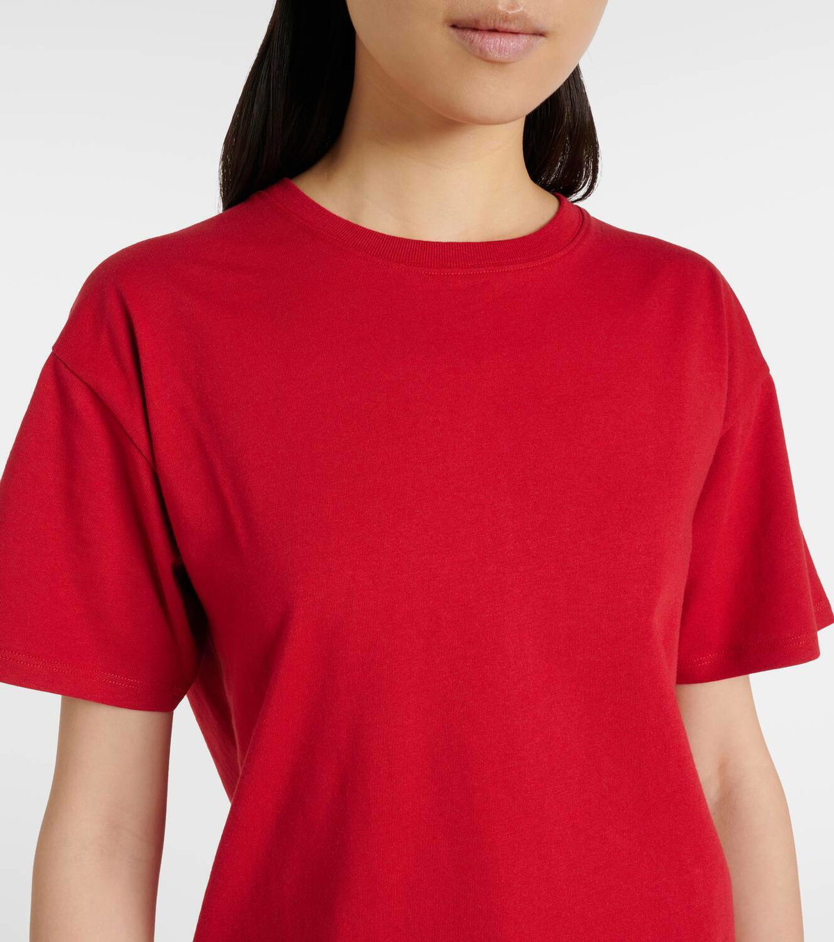 The Row Ash cotton and silk T-shirt The Row