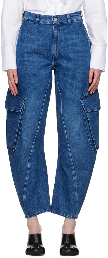 Photo: JW Anderson Blue Twisted Jeans