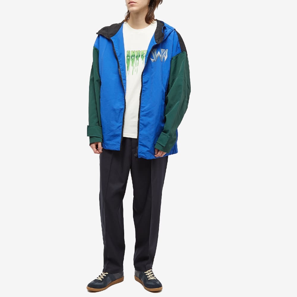 JW Anderson Men's Colour Block JWA Parka Jacket in Blue
