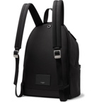 Saint Laurent - City Leather-Trimmed Canvas Backpack - Black