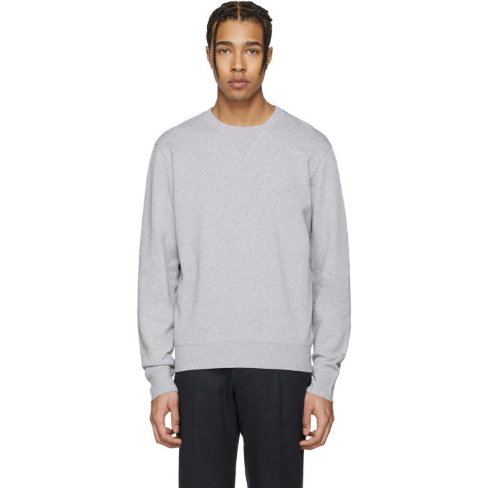 Photo: Maison Margiela Grey Elbow Patch Pullover