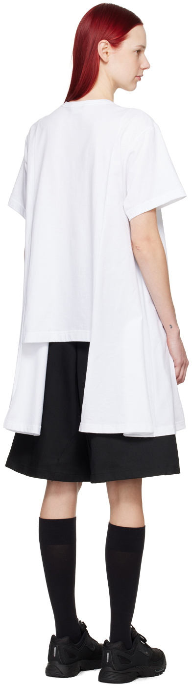 Comme des Garçons Homme Plus White Extended T-Shirt