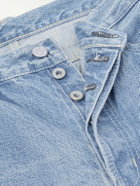 Remi Relief - 1954 Straight-Leg Cropped Distressed Jeans - Blue
