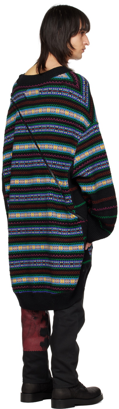 TAKAHIROMIYASHITA TheSoloist. Multicolor Double Zip Sweater  TAKAHIROMIYASHITA TheSoloist.