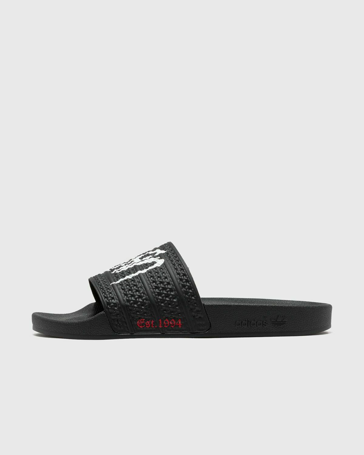 adidas 【新品】 コラボ★ADILETTE KORN SLIDES adidas Adilette x Korn in Black | SVD USA
