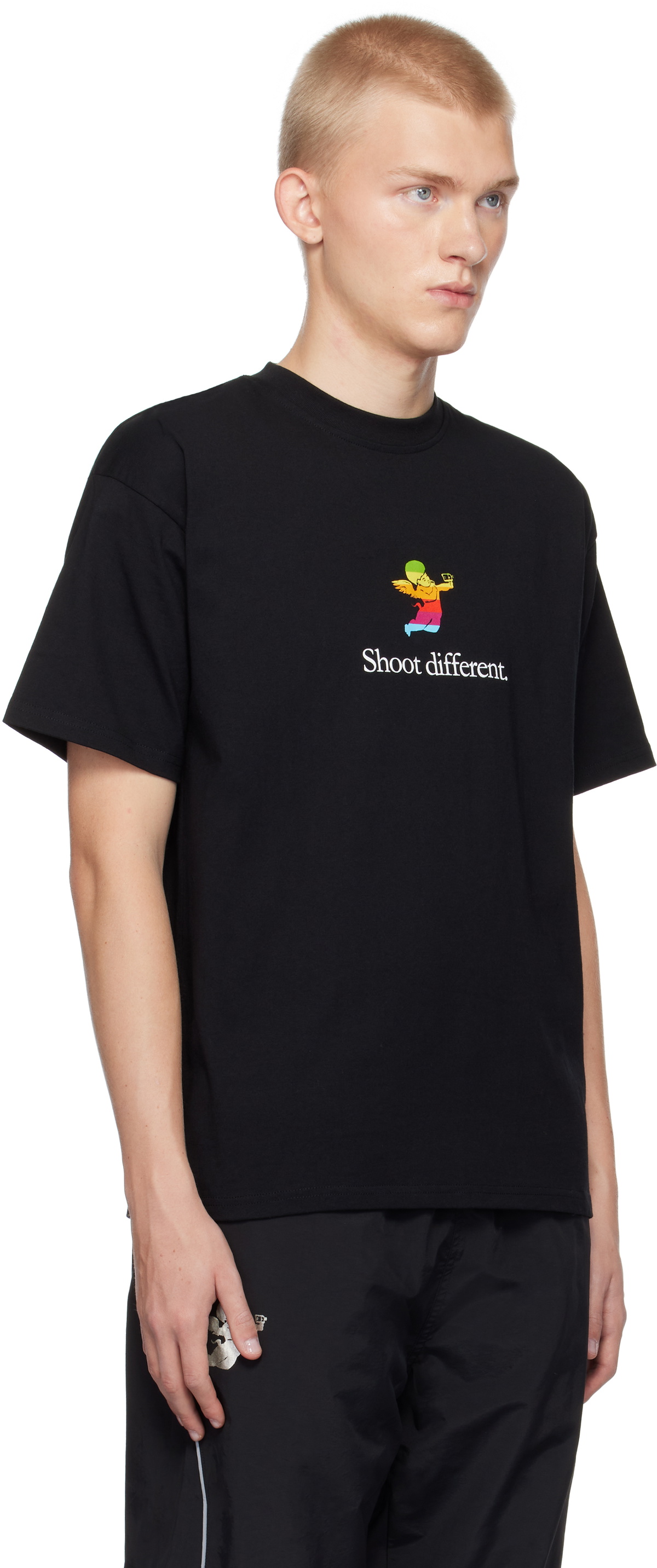 PLACES+FACES Black 'Shoot Different' T-shirt
