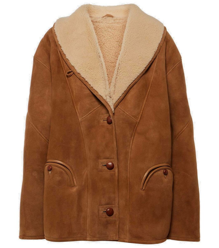 Photo: Blazé Milano Tatoosh shearling-lined suede jacket