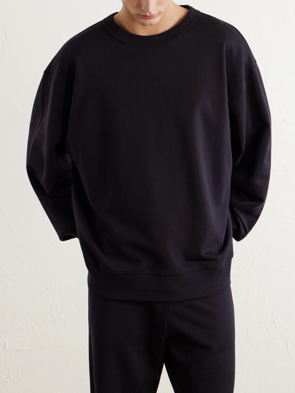 Dries Van Noten - Hax Oversized Cotton Sweatshirt - Blue