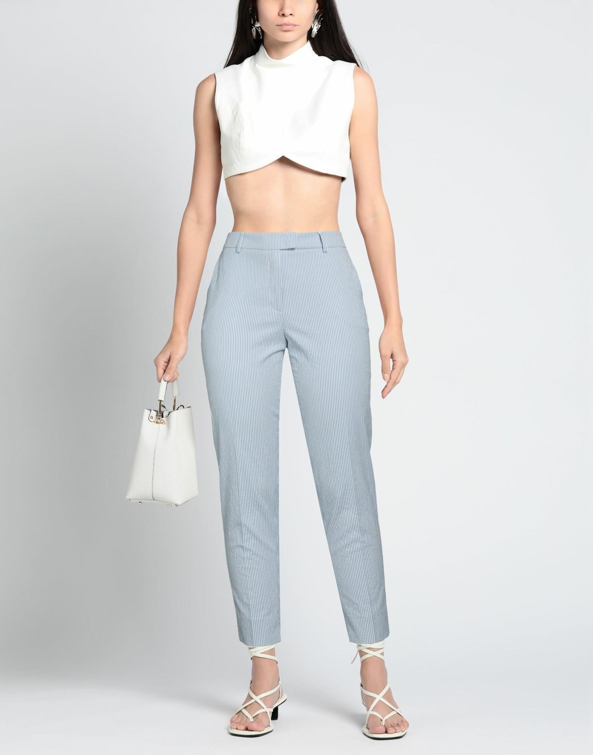 Peserico Womens Pants Light in Blue