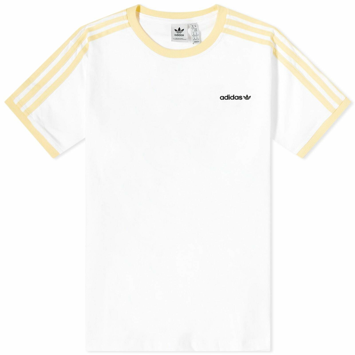 ★adidas★ 3S Cali Short Sleeve Tee White JC8704 3-Stripes Cali Short Sleeve Tee - White | adidas Hong Kong