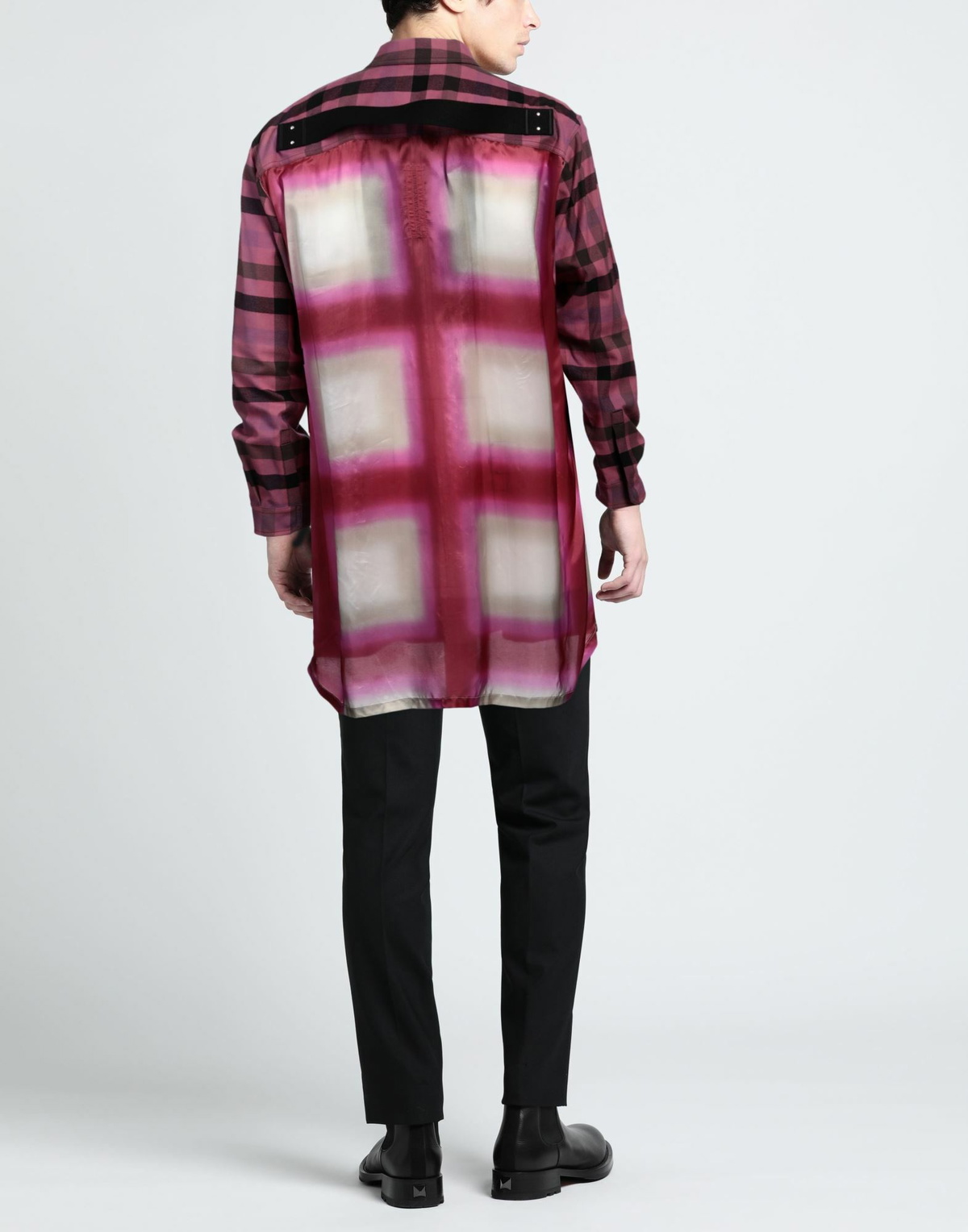 Rick Owens Mens Shirt in Magenta