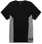 adidas Consortium - Space-Dyed Stretch-Knit T-Shirt - Black