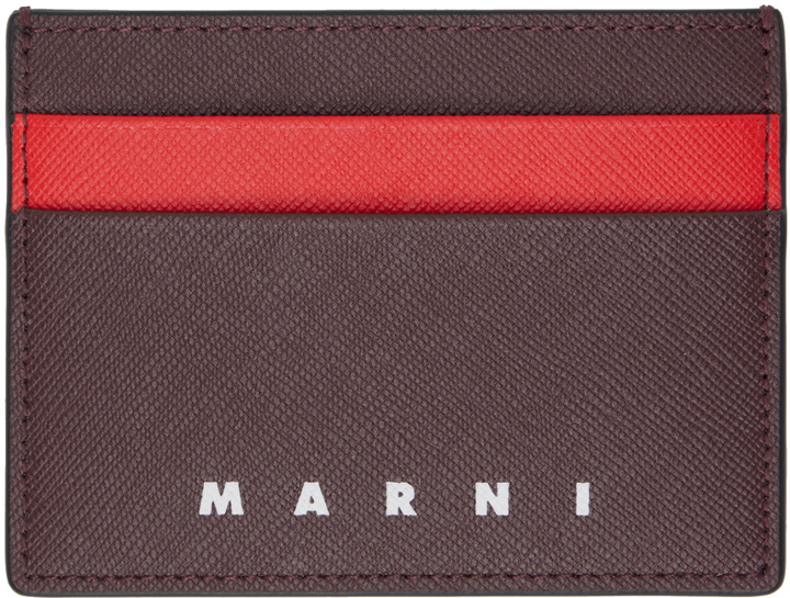 Photo: Marni Brown & Red Printed Card Holder