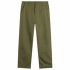 Universal Works Men's Twill Military Chino in Light Olive