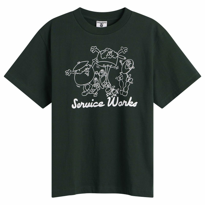 Photo: Service Works Men's Pots & Pans T-Shirt in Forest