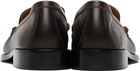 Dries Van Noten Brown Leather Loafers