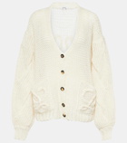 Loewe Anagram mohair-blend cardigan