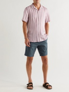 Faherty - Island Life Stretch Organic Cotton and TENCEL-Blend Twill Shorts - Blue