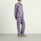 Tekla Fabrics Sleep Pant in Chestnut Stripes