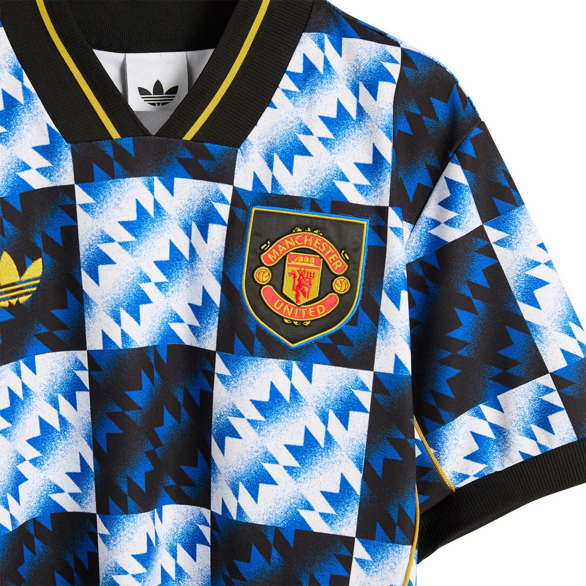 Adidas Manchester United Lifestyler Jersey Top in Multicolor